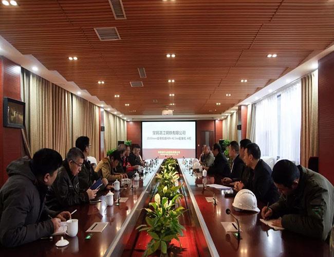 Grupa Baosteel vrši provjeru dizalica na projektu prenaponske jedinice koju je naša kompanija izgradila611153008.jpg Baosteel Group conducts A check on the cranes of rewinding unit project that our company has built611153008.jpg