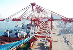 Quayside kontejnerski kran